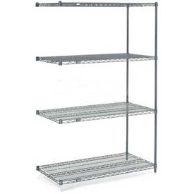 on Wire Shelving Add-On, Blue Epoxy, 36W X 24D X 74H