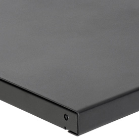 Heavy-Duty Steel Workbench Top - Black - 72 x 30 in. - 12 Gauge
