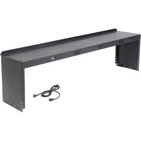 Workbench Power Riser 72 x 15 x 18 in. - Black