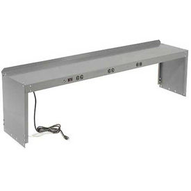 Workbench Power Riser 96 x 15 x 18 in. - Gray