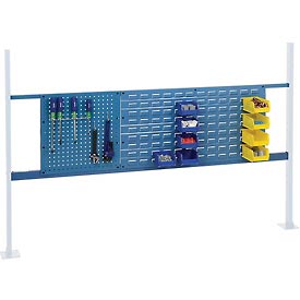 Mounting Kit with 18 in. Pegboard & 36 in. Louver for 72 in. Workbench - Blue