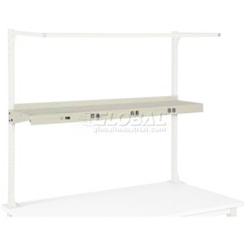 Shelf with Pre-Wired Electric - Tan - 48 in.
