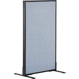 694655FBL Freestanding Office Partition Panel, 24.25x 42 in. - Blue