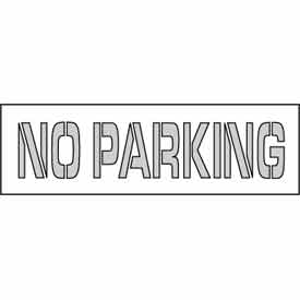 No Parking Lot Stencil - 24 x 4 in.