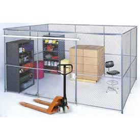 Wire Mesh Partition Security Room - Gray - 30 x 20 x 10 in.