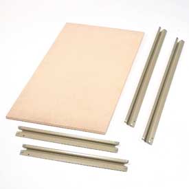 High Capacity Rack Wood Deck - Tan - 48 x 48 in. - Heavy-Duty