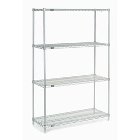 Chrome Wire Shelving - Chrome - 54 x 42 x 21 in.