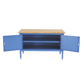 Security Cabinet Bench - Blue