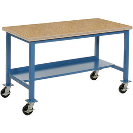 Mobile Workbench - Blue - 72 x 36 in.