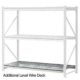 96 x 18 in. Additional Level Wire Deck - Gray