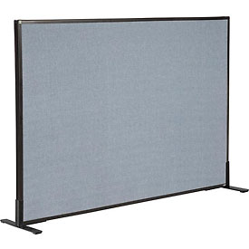 Freestanding Office Partition Panel - Blue - 60.25 x 42 in. - Privacy Panel