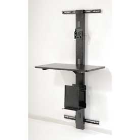 Wall Mount Unit with Vesa Mount - Black