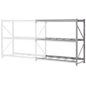 Extra High Capacity Bulk Rack - Gray - 96 x 24 x 96 in. - Heavy-Duty Steel