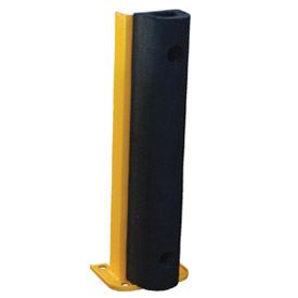 Picture of Vestil Manufacturing G6-24-B Steel Rack Guard with Rubber Bumper&#44; 5.5 x 3.75 x 24 in.
