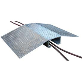 Fabricated Aluminum Cable & Hose Protection Crossover, 44 x 24 x 4.5 in.