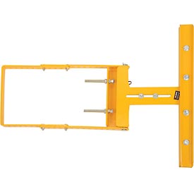 Spring-Loaded Safety Gate - Yellow - 16-26 in. - OSHA Compliant
