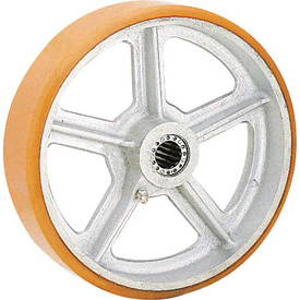 Picture of Casters&#44; Wheels & Industrial Handling 748745B 12 x 3 in. Polyurethane Wheel - Axle Size 0.75 in.