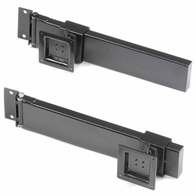 Double Arm Kit with 2 Vesa Mounts for Orbit Workstation - Black