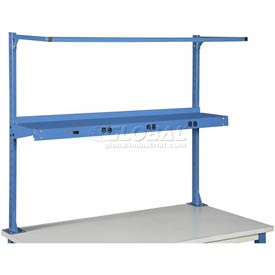 96 in. Shelf with Electrical - Blue