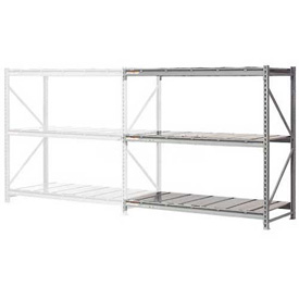 Extra High Capacity Bulk Rack Add-On - Gray - 72 x 48 x 72 in. - Steel Decking