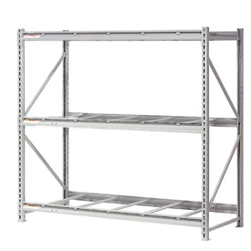 Extra High Capacity Bulk Rack Starter - Gray - 72 x 36 x 120 in. - Heavy-Duty Steel