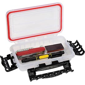 344010 7.38 x 4.5 x 1.75 in. Guide Waterproof StowAway with O-Ring Seal Box, Clear - Pack of 2