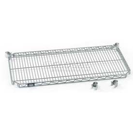 798278 48 x 18 in. S1848AZ Poly-Z-Brite Quick Adjust Shelf with Hooks & Clips, Clear Epoxy