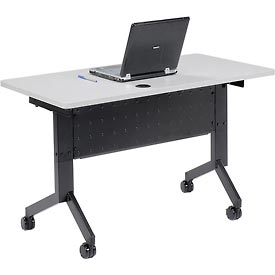 48 x 24 in. Training Table - Flip-Top - Gray