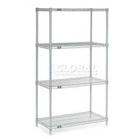 Picture of Nexel 797886 Silver Wire Shelving - 60 x 24 x 86 in.