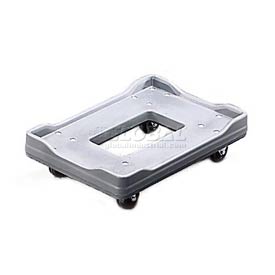 DGS6040 Plastic Dolly for Stack-N-Nest Pallet Container, Gray