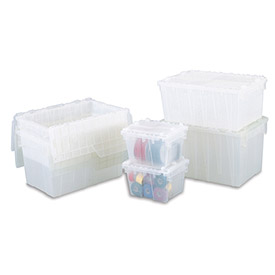 FP06-DECLSLX Translucent Flipak Tote - 15.2 x 10.9 x 9.7 in.
