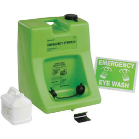32-000200-0000 Porta Stream II Portable Eyewash Station - 16 gal with Solution, Green