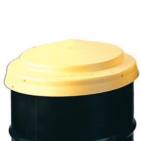 Drum Cover, For Drum Capacity 55 gal, For Drum Outside Diameter 24 in, Yellow