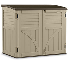 Horizontal Storage Shed - Sand - 53 x 32.50 x 45.5 in.