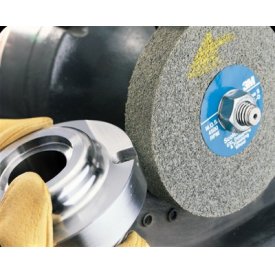 61500126588 Scotch-Brite EXL Deburring Wheel, 6 x 1 x 1 in. - Gray, 8A Medium Grade