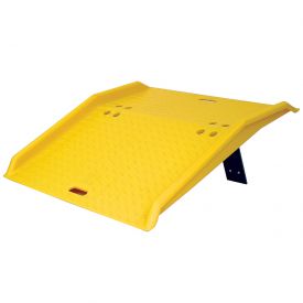 1797 Portable Plastic Dock Plate, 36 x 48 x 5 in. - 750 lbs Capacity - Yellow
