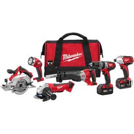 Picture of Milwaukee Electric Tool 2696-26 M18 Cordless Li-Ion 6-Tool Combo Kit