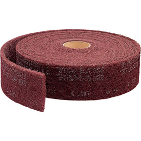 61500189594 Scotch-Brite Clean & Finish Roll - 12 in. x 10 yards Aluminum Oxide VFN Grit - Maroon