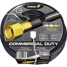Ames True Temper 4008500A Jackson Professional Tools 0.62 in. x 100 ft. Rubber Commercial Duty Garden Hose