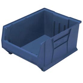 Quantum Food Service QUS975 BL Hulk Stack Shelf Container - 29 7/8 x 18 1/4, Blue