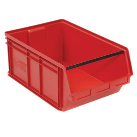 QMS743RD 18.37 x 29 x 11.87 in. Magnum Plastic Stackable Storage Bin, Red