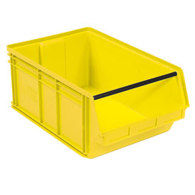 QMS743YL 18.37 x 29 x 11.87 in. Magnum Plastic Stackable Storage Bin, Yellow