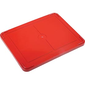 COV93000RD 22.5 x 17.5 in. Lid for Plastic Dividable Grid Container, Red - Pack of 3 -  Quantum Storage Systems