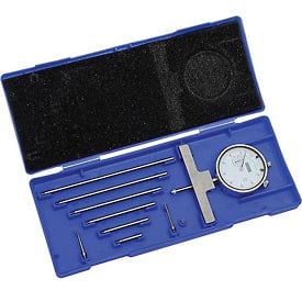 22 in. X-Depth Dial Depth Gage - Satin Chrome - 22 in.
