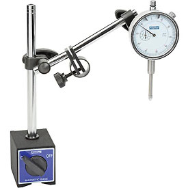 52-585-110-0 Magnetic Base with Fine Adjust and Dial Indicator Combo