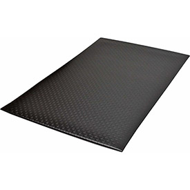 417S0026BL NoTrax Bubble Sof-Tred 0.5 in. Thick Safety-Anti-Fatigue Floor Mat, Black - 2 x 6 ft.
