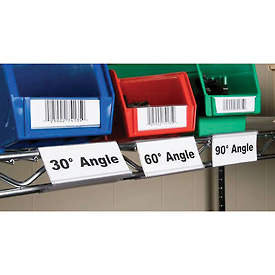 Picture of Aigner Index WRS-1253 Label Holder Wire Shelving&#44; 3 x 1.25 in. - 25 Piece