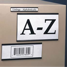 MC304 Magnetic C Channel Label Holder, 3 x 4 in. - 25 Piece