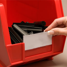 Picture of Aigner Index TR-1253 1.25 x 3 in. Tri-Dex Label Holder for Stacking Bin - Pack of 25