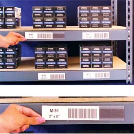 L-11 Adhesive Label Holders 6 x 1 in. - 12 Piece
